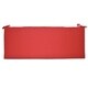 preview thumbnail 10 of 14, Decor Therapy Outdoor Patio Rectangle Bench Cushion Red