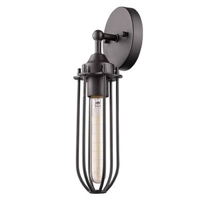 Garret 1-Light Oil Rubbed Bronze Wall Sconce