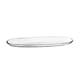 Majestic Gifts European Glass Oval Serving Tray/ Platter - 19.5" Long, 6" Wide