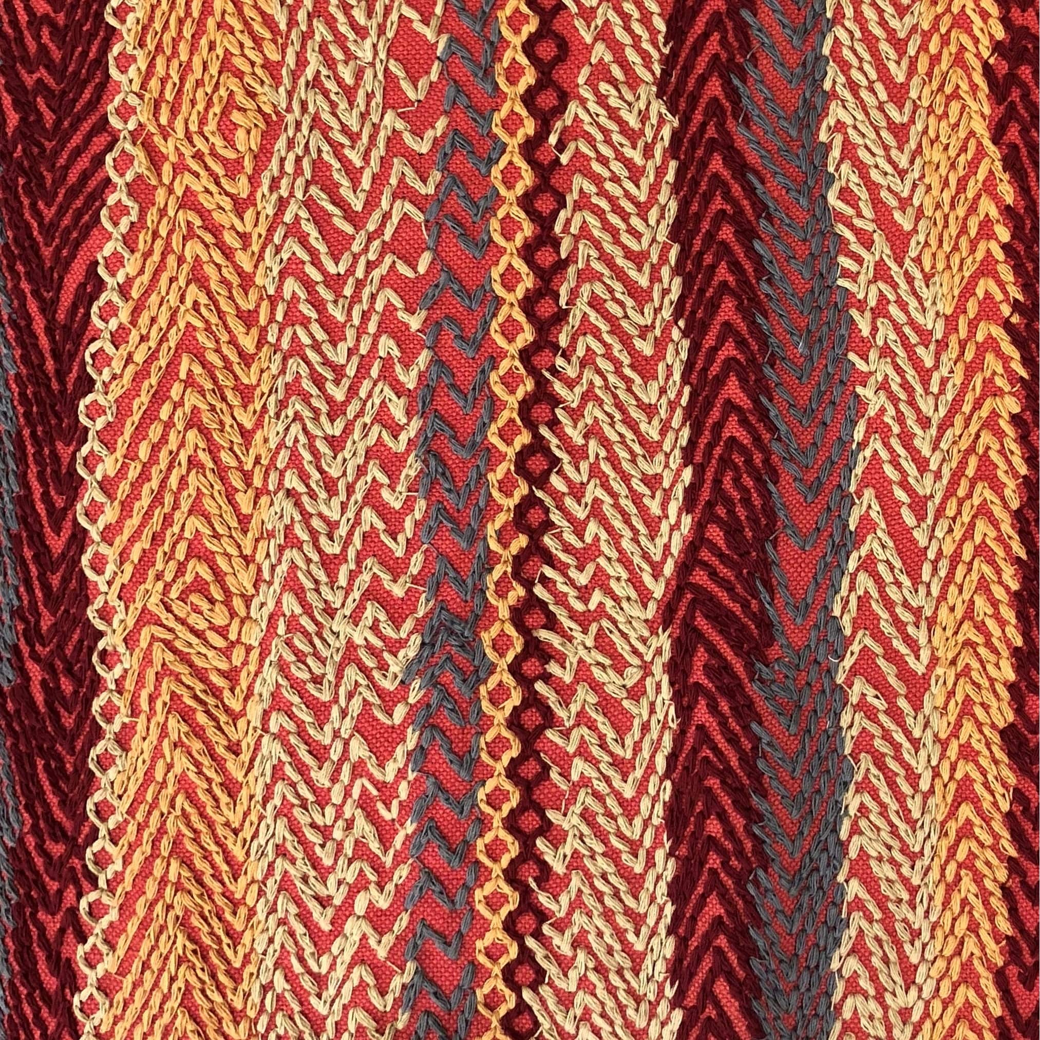 Plutus Red Cosmo Multicolor Luxury Decorative Throw Pillow Bed Bath