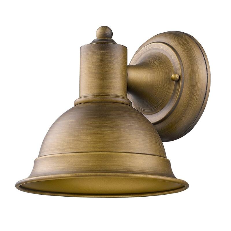 Colton 1-light Raw Brass Outdoor Wall Light