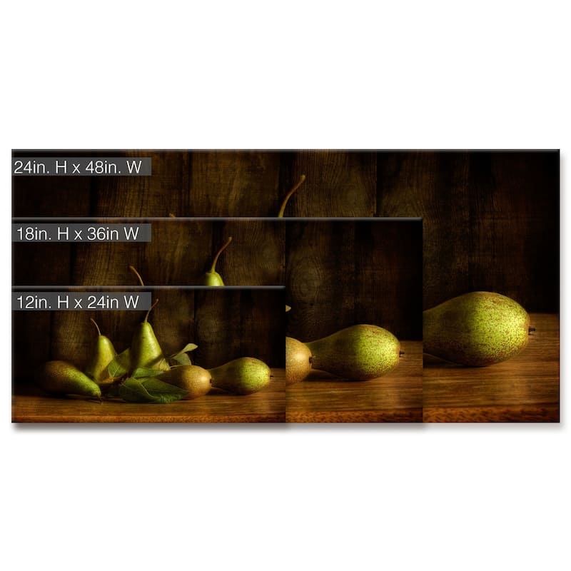 Pears' Kitchen Wrapped Canvas Wall Art