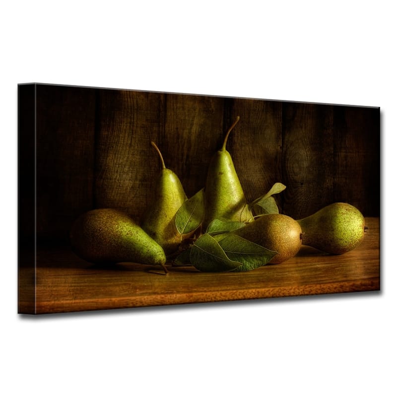 Pears' Kitchen Wrapped Canvas Wall Art
