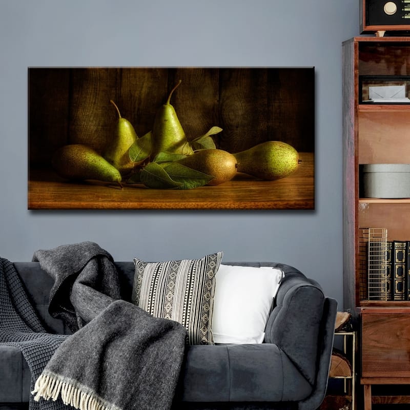 Pears' Kitchen Wrapped Canvas Wall Art