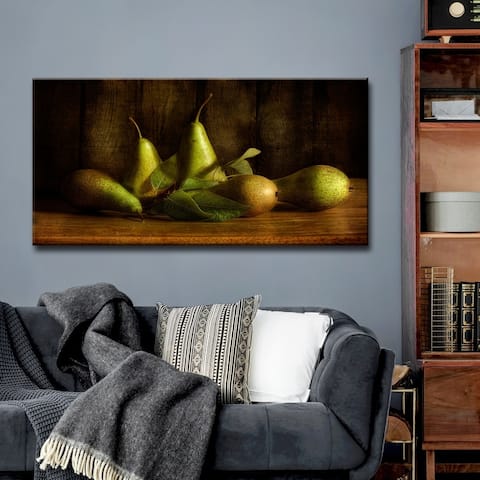 Pears' Kitchen Wrapped Canvas Wall Art