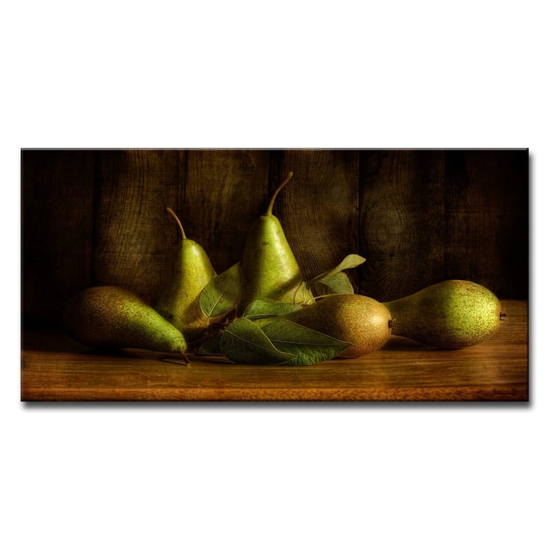 Pears' Kitchen Wrapped Canvas Wall Art