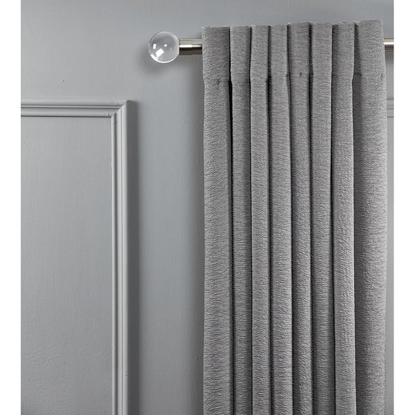 Shop Linen Avenue End Cap Double Window Curtain Rod Set 28 To 48
