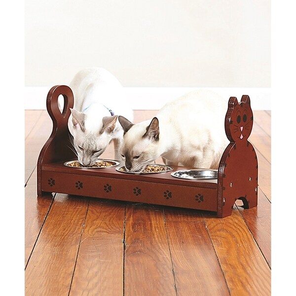 cat food feeding station