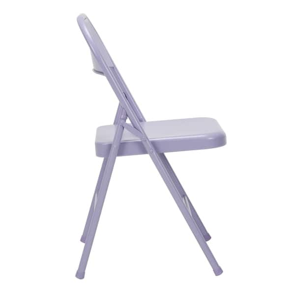 Shop Novogratz All Steel Folding Chair Set Of 2 On Sale Free