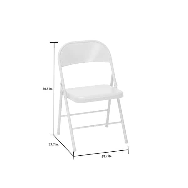 The Novogratz All Steel Folding Chair (Set of 2) - Bed Bath & Beyond ...