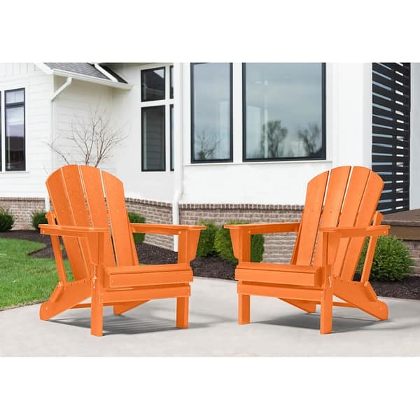 Shop Laguna Outdoor Folding Patio Poly Adirondack Chair Set Of 2
