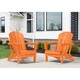Laguna Outdoor Folding Patio Poly Adirondack Chair (Set of 2) - Thumbnail 7