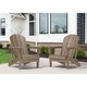 Laguna Outdoor Folding Patio Poly Adirondack Chair (Set of 2) - Thumbnail 4