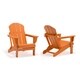 Laguna Outdoor Folding Patio Poly Adirondack Chair (Set of 2) - Thumbnail 9