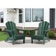 Laguna Outdoor Folding Patio Poly Adirondack Chair (Set of 2) - Thumbnail 5