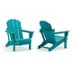 Laguna Outdoor Folding Patio Poly Adirondack Chair (Set of 2) - Thumbnail 49