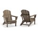 Laguna Outdoor Folding Patio Poly Adirondack Chair (Set of 2) - Thumbnail 64