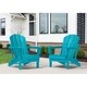 Laguna Outdoor Folding Patio Poly Adirondack Chair (Set of 2) - Thumbnail 0