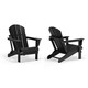 Laguna Outdoor Folding Patio Poly Adirondack Chair (Set of 2) - Thumbnail 18