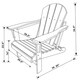 Laguna Outdoor Folding Patio Poly Adirondack Chair (Set of 2) - Thumbnail 8
