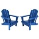 Laguna Outdoor Patio Poly Adirondack Chair (Set of 2) - Thumbnail 30