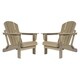 Laguna Outdoor Patio Poly Adirondack Chair (Set of 2) - Thumbnail 37