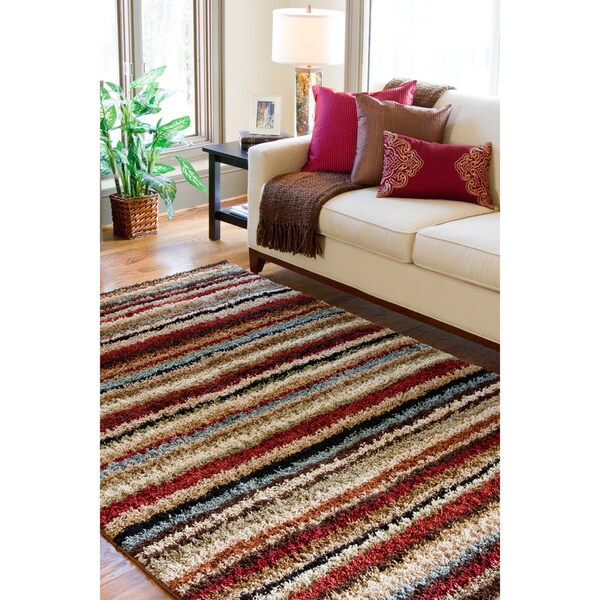 Carson Carrington Kides Woven Barbour Striped Area Rug - 7'10 x 10'10