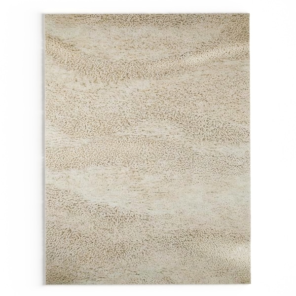 Palm Canyon Neutra Hand-woven Cleveland Wool Area Rug - 8' x 10'6