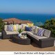 Havenside Home Best Sail Bridge Outdoor 6-piece Wicker Sofa Set - Thumbnail 1