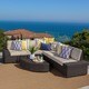 Havenside Home Best Sail Bridge Outdoor 6-piece Wicker Sofa Set - Thumbnail 0