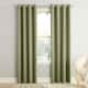 Porch & Den Nantahala Room Darkening Grommet Curtain Panel, Single Panel - 54 x 108 - Sage Green
