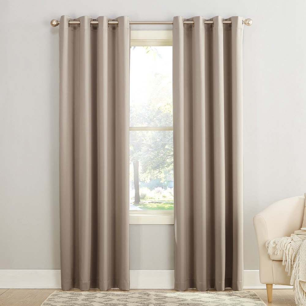Porch & Den Gramercy Room Darkening Grommet 1-Piece Curtain Panel, Single Panel