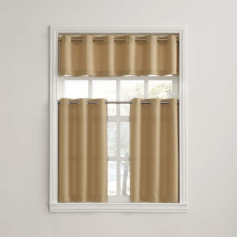 Copper Grove Speedwell Grommet Window Tier Pair