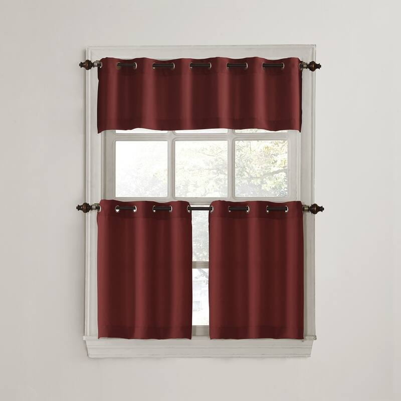 Copper Grove Speedwell Grommet Window Tier Pair