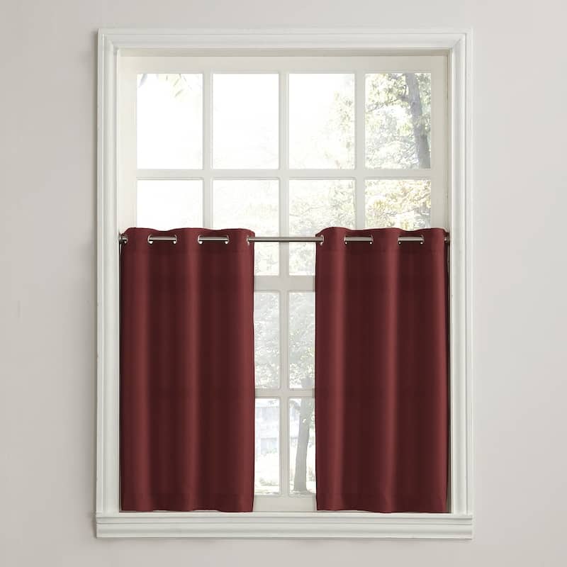 Copper Grove Speedwell Grommet Window Tier Pair