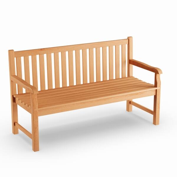 Shop Havenside Home Goodwin Natural Finish Teak Outdoor Bench On