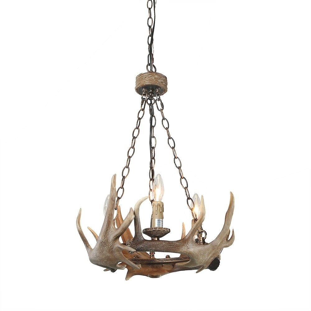 Lnc 3 Light Antler Pendant Lighting Ceiling Lights Chandeliers