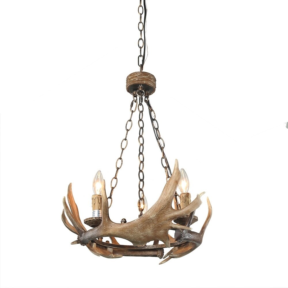 Shop Lnc 3 Light Antler Pendant Lighting Ceiling Lights