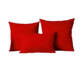 Shop Solid Decorative Pillow Cases Throw Polyester Cushion Cover