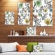 Designart 'Hand drawn summer flowers' Floral Print on Wrapped Canvas ...