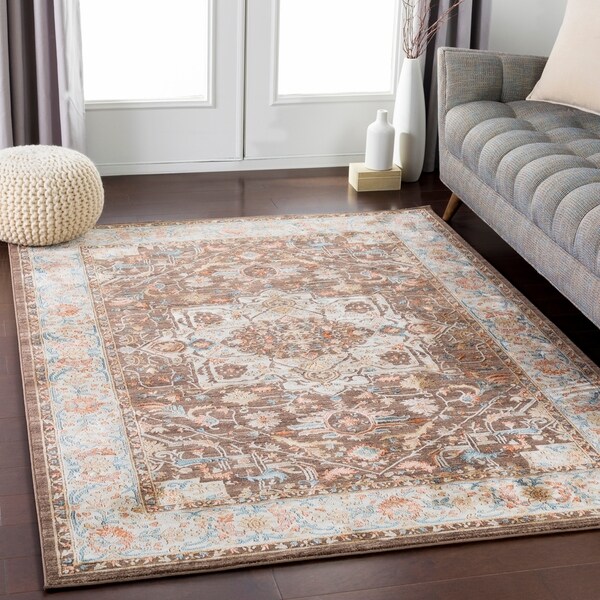 Shae Classic Medallion Area Rug (6'8" x 9'6") - 6'8" x 9'6"