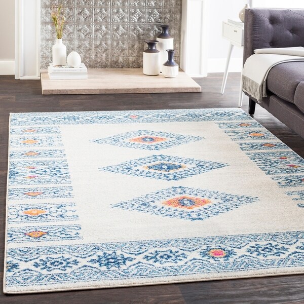 Camryn Blue Boho Southwestern Area Rug - 2'7" x 7'6" Runner