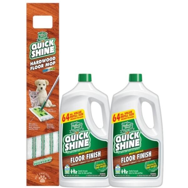 Shop Quick Shine Multi Surface Floor Finish And Mop Bundle