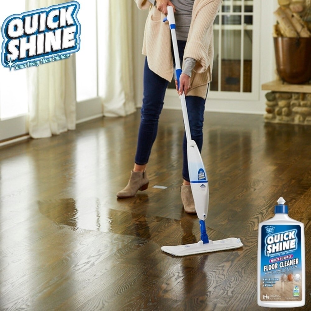 Shop Quick Shine Multi Surface Floor Cleaner And Spray Mop Bundle