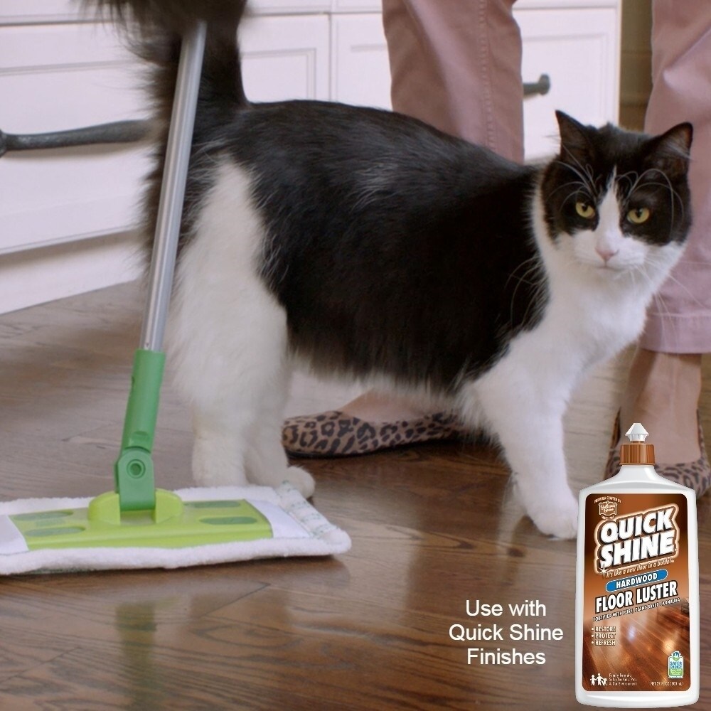 Shop Quick Shine High Traffic Hardwood Floor Luster And Mop Bundle