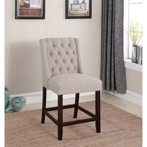 Best Master Furniture Beige Fabric Bar Chair Set Of 2 Free Best Master Furniture Beige Fabric Bar Chair Set Of 2