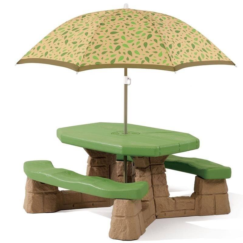 Step2 Naturally Playful Picnic Table with Umbrella