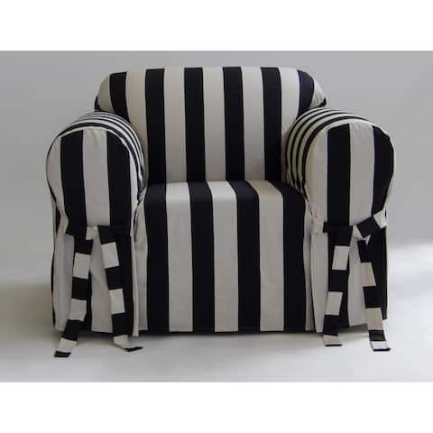 Classic Slipcovers Cabana Stripe One Piece Chair Slipcover