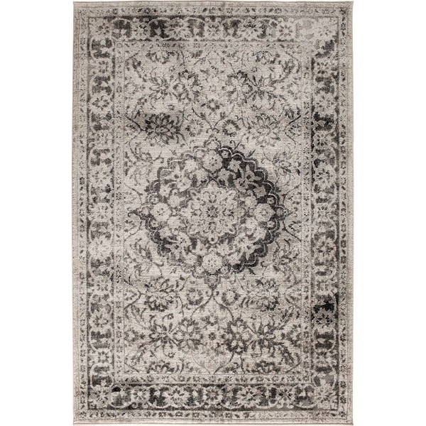Wysteria Lucky birch/sterling 5' x 7'6" - 5' x 7'6"