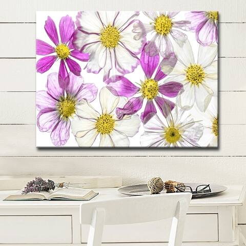 Keeping Summer' Floral Wrapped Canvas Wall Art